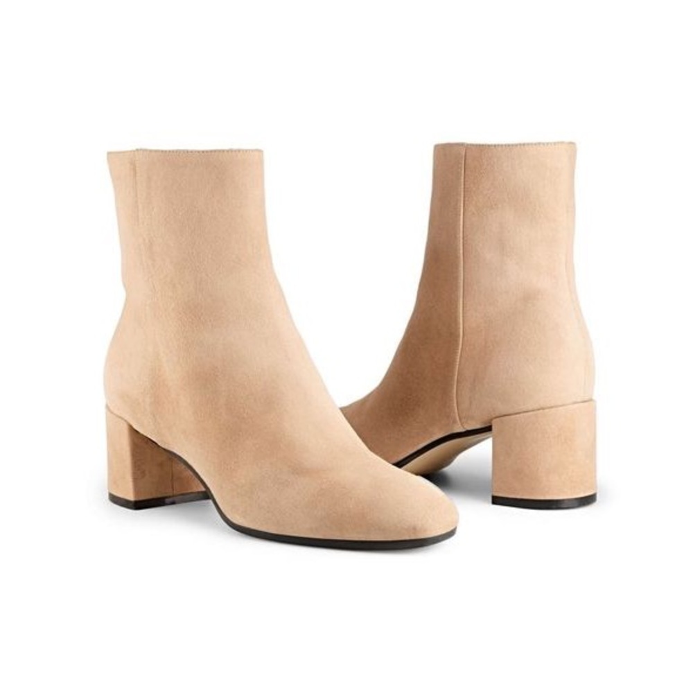 M. GEMÍ The Corsa Boot tan suede ankle boot size 38